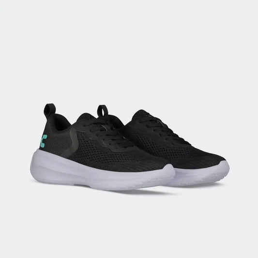 Tenis Charly Aero 2.0 Sport Running Road Casual color Negro Aqua para Mujer