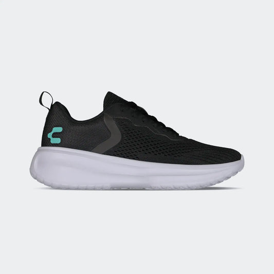 Tenis Charly Aero 2.0 Sport Running Road Casual color Negro Aqua para Mujer