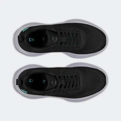 Tenis Charly Aero 2.0 Sport Running Road Casual color Negro Aqua para Mujer