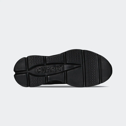 Tenis Charly Eiko Relax Walking Light Sport color Negro para Hombre
