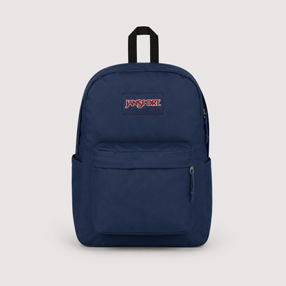 Mochila urbana JanSport Superbreak navy diseño liso 26L