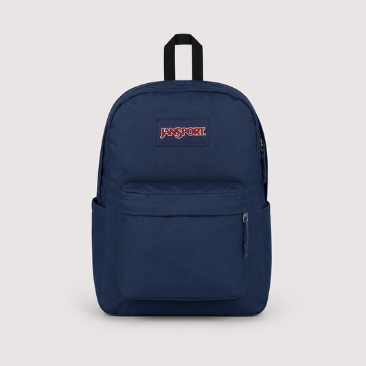 Mochila urbana JanSport Superbreak navy diseño liso 26L
